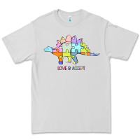 Dove Grey Titi Pretty Art Love And Accept Premium Tee - CowhideDigitalArt