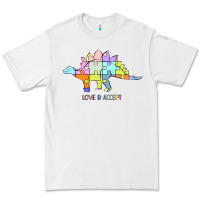 White Titi Pretty Art Love And Accept Premium Tee - CowhideDigitalArt