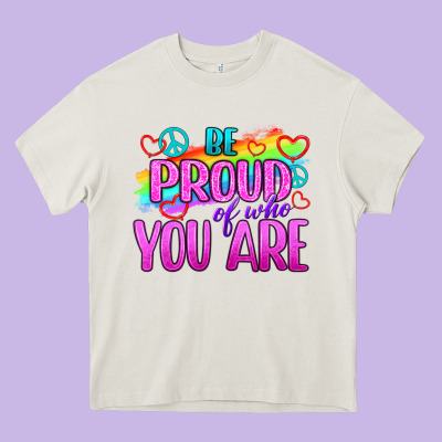 Be Proud Of Who You Are Heavy Core Tee Designed By Bundleandbundleshop