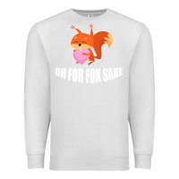 Oatmeal Heather Oh, For Fox Sake Premium Sweatshirt - Bettercallsaul