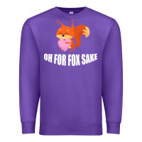 Purple Oh, For Fox Sake Premium Sweatshirt - Bettercallsaul