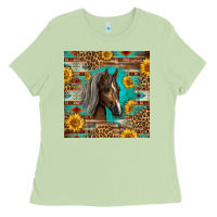 Matcha western tennessee horse Ladies Tee - LillyAllenDesigns