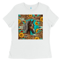 White western tennessee horse Ladies Tee - LillyAllenDesigns