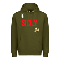 Army Green sicily Premium Hoodie - baoMotion