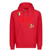Red sicily Premium Hoodie - baoMotion