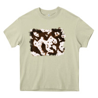 Mossy cowhide Heavy Core Tee - RanaPortraitStore