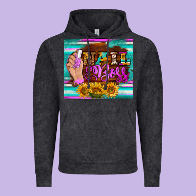 Nail Boss Tumbler Vintage Hoodie Designed By Barkaloodesign