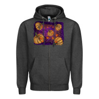 Charcoal Heather halloween leaves tool leather backround Zipper Hoodie - RanaPortraitStore