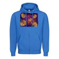 True Royal halloween leaves tool leather backround Zipper Hoodie - RanaPortraitStore