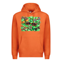 Carrot sunglasses background Premium Hoodie - BarkalooDesign
