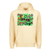 Pina Colada sunglasses background Premium Hoodie - BarkalooDesign