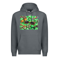 Rock sunglasses background Premium Hoodie - BarkalooDesign