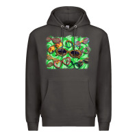 Smoke sunglasses background Premium Hoodie - BarkalooDesign