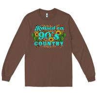 Chestnut raised 90's country cactus sunflower's Long Sleeve Tee - Artiststas