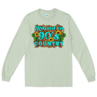 Matcha raised 90's country cactus sunflower's Long Sleeve Tee - Artiststas