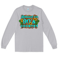 Moon Dust raised 90's country cactus sunflower's Long Sleeve Tee - Artiststas