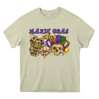Mossy mardi gras vibes skull Heavy Core Tee - FaDigitalArtStudio