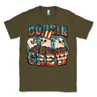 Army Green Cousin crew Classic Tee - FaDigitalArtStudio