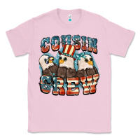 Bubblegum Pink Cousin crew Classic Tee - FaDigitalArtStudio