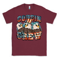 Burgundy Cousin crew Classic Tee - FaDigitalArtStudio