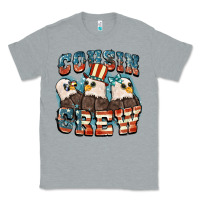 Heather Grey Cousin crew Classic Tee - FaDigitalArtStudio