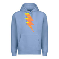 Colony Blue LIGHTNING BOLT Premium Hoodie - baoMotion