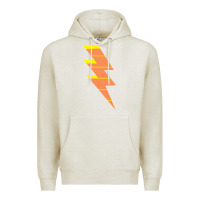 Oatmeal Heather LIGHTNING BOLT Premium Hoodie - baoMotion