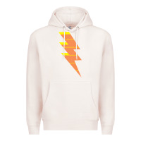 Pale Pink LIGHTNING BOLT Premium Hoodie - baoMotion