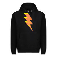 Black LIGHTNING BOLT Premium Hoodie - baoMotion