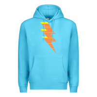 Ocean Blue LIGHTNING BOLT Premium Hoodie - baoMotion