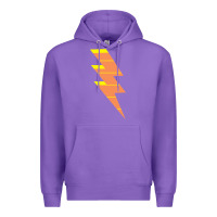 Purple LIGHTNING BOLT Premium Hoodie - baoMotion
