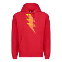 Red LIGHTNING BOLT Premium Hoodie - baoMotion