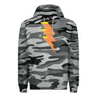 Slate Camo LIGHTNING BOLT Premium Hoodie - baoMotion