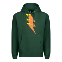 Sports Green LIGHTNING BOLT Premium Hoodie - baoMotion