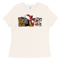 Bone love christmas black angus Ladies Tee - LillyAllenDesigns