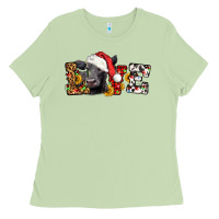 Matcha love christmas black angus Ladies Tee - LillyAllenDesigns