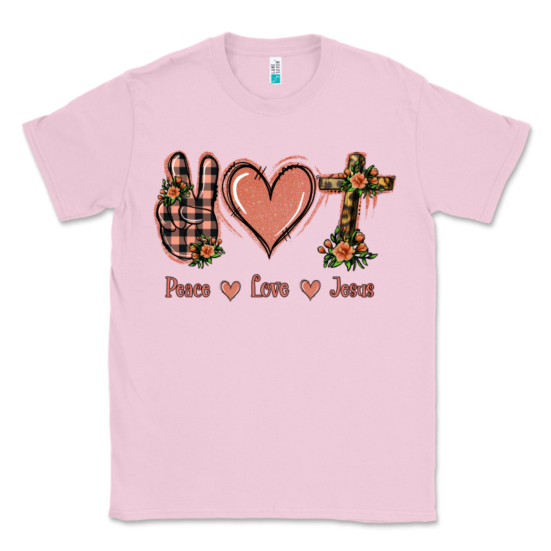 Peace Love Jesus Classic Tee by Jasminsmagicworld | Teevron