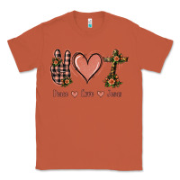 Copper Peace Love Jesus Classic Tee - Jasminsmagicworld