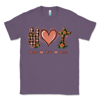 Lavender Peace Love Jesus Classic Tee - Jasminsmagicworld