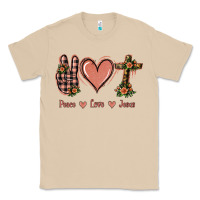 Mushroom Peace Love Jesus Classic Tee - Jasminsmagicworld