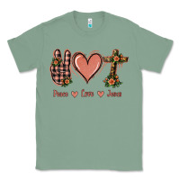 Sage Peace Love Jesus Classic Tee - Jasminsmagicworld