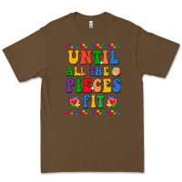 Cacao Until all the pieces fit Premium Tee - CowhideDigitalArt