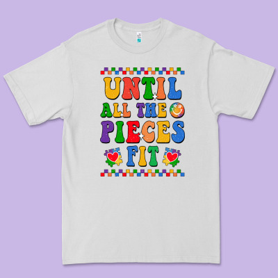 Until All The Pieces Fit Premium Tee Designed By Cowhidedigitalart