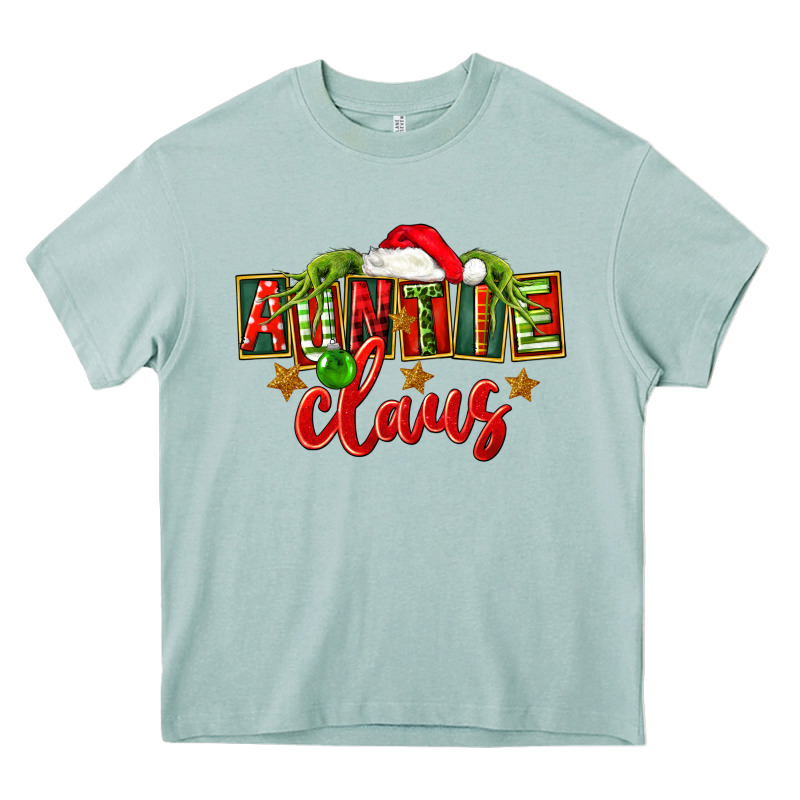 Christmas Auntie Claus Heavy Core Tee by FaDigitalArtStudio | Teevron