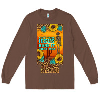 Chestnut don't jesus done it that way western skeleton  12 oz can cooler  (slim Long Sleeve Tee - Artiststas
