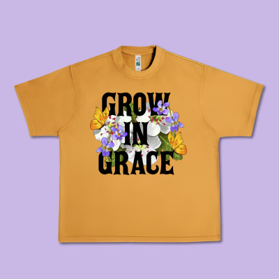 Grow In Grace Urban Heavy Tee Designed By Lillyallendesigns