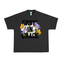 Pigment Black Grow In Grace Urban Heavy Tee - LillyAllenDesigns