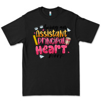 Black Being an Assistant Principal is Heart Work Premium Tee - CowhideDigitalArt