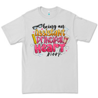 Dove Grey Being an Assistant Principal is Heart Work Premium Tee - CowhideDigitalArt