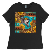 Black arabian horse Ladies Tee - LillyAllenDesigns